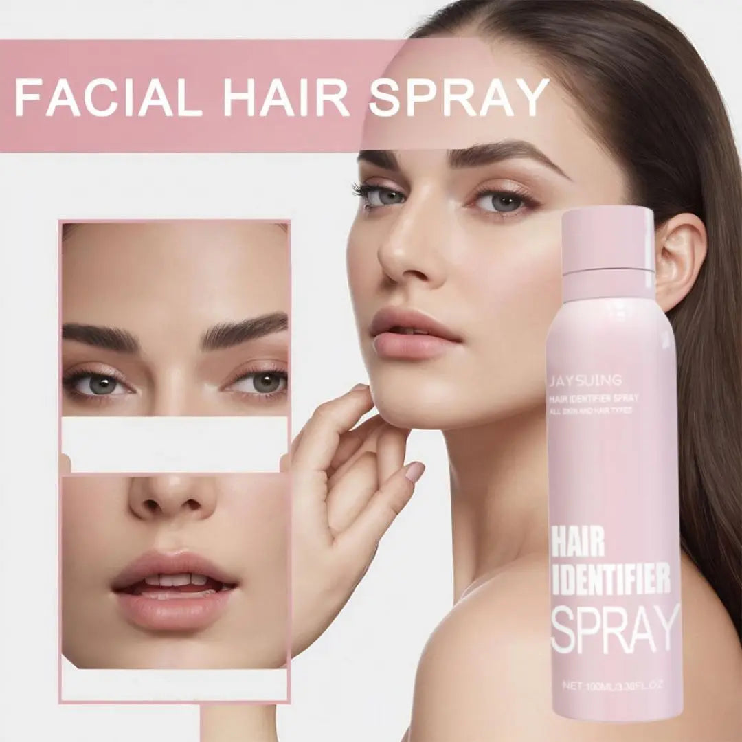 Hair Identifier Spray Painless Face Shaving Inhibitor Depilation for Woman Facial Hair Removal Spray for Smooth Beauty Face Care
