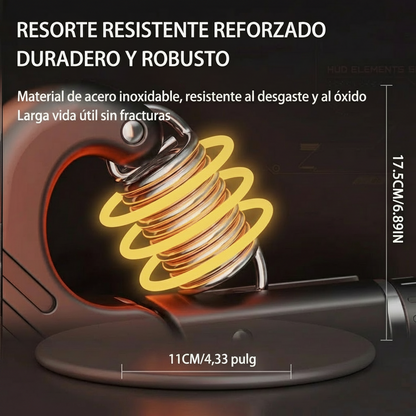Expansor de muñeca para gimnasio con fuerza de agarre de 5-60/100/150 kg, fortalecedor de manos ajustable para recuperación muscular y ejercicios de fuerza de manos.