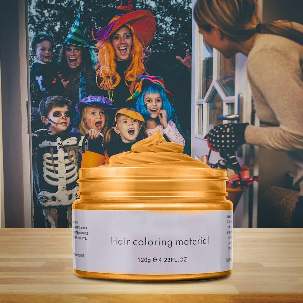 Crema Cera De Cabello Temporal Tinte De Pelo Blonde Color Crema Para Mujer Hombr
