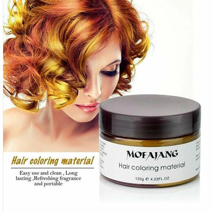 Crema Cera De Cabello Temporal Tinte De Pelo Blonde Color Crema Para Mujer Hombr