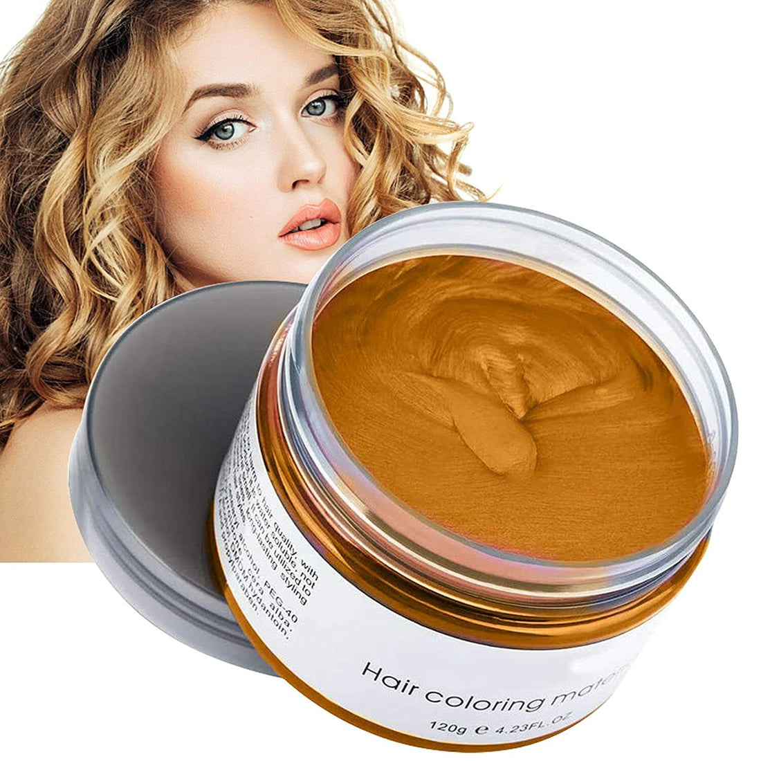 Crema Cera De Cabello Temporal Tinte De Pelo Blonde Color Crema Para Mujer Hombr